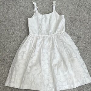 Gymboree Elegant White Floral Dress